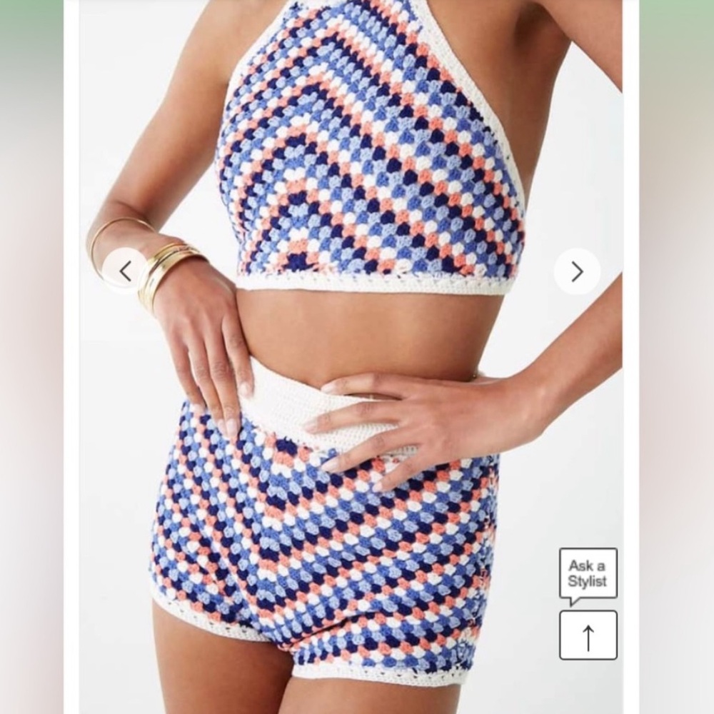 💗 Forever 21 - Women’s‎ 2pc Crochet Set